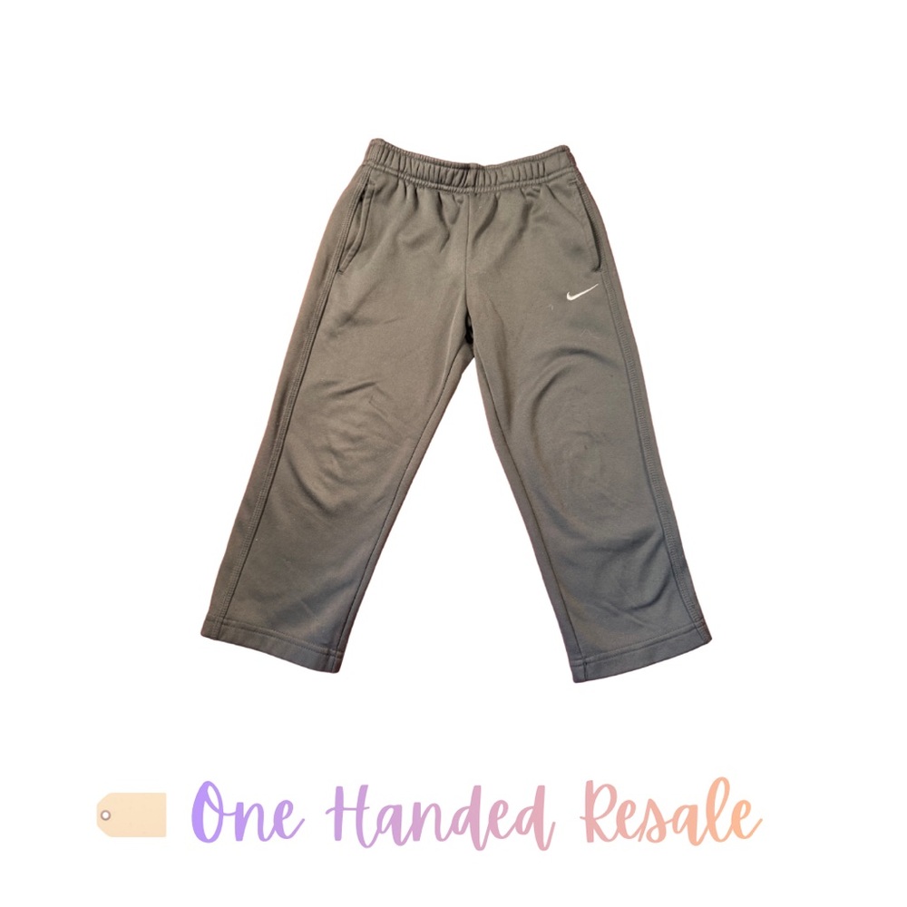 🏃 Nike Kids Gray Track Athletic Pants Sweat Pants Boys Unisex 4